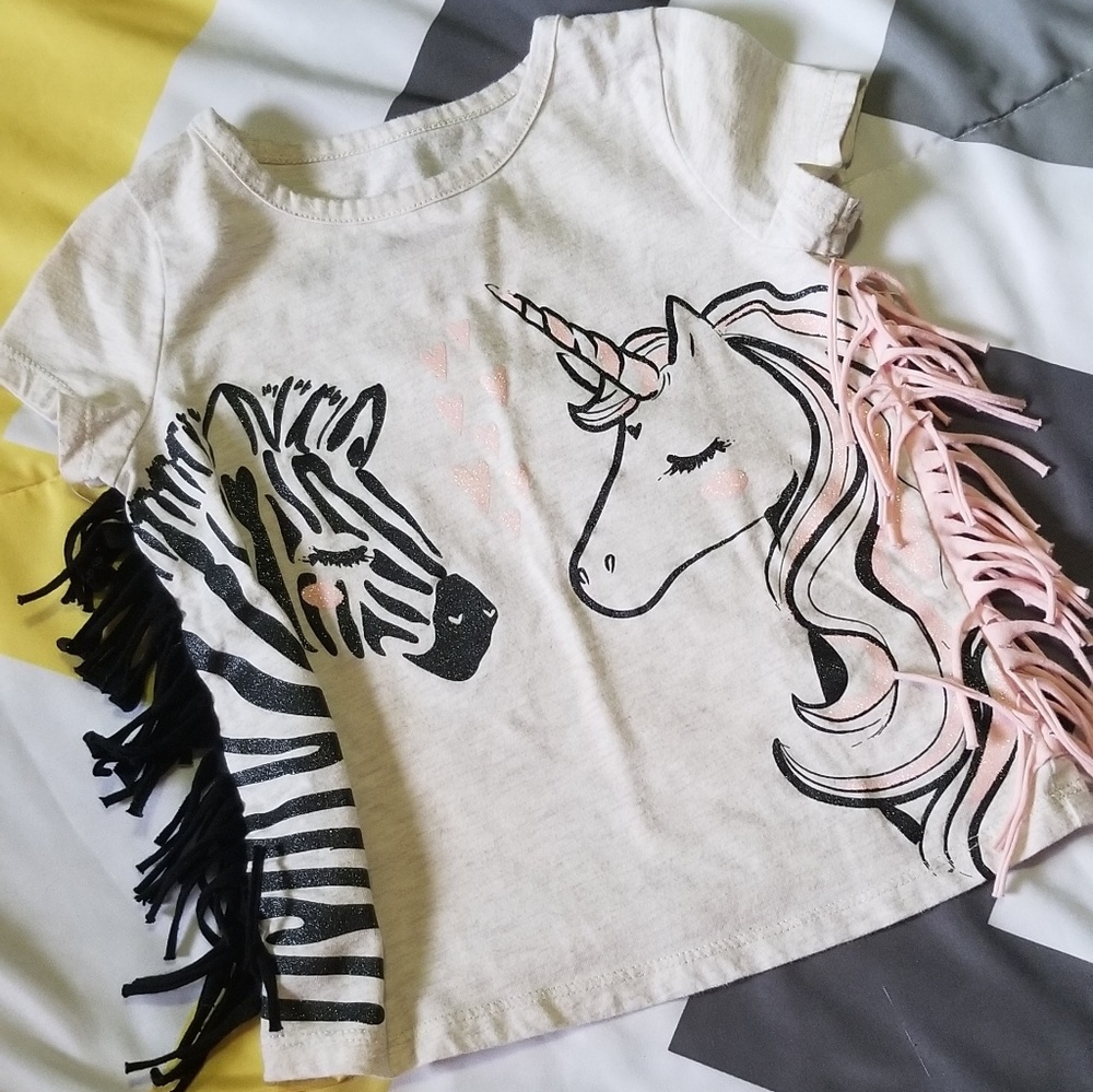 Epic Threads Girls Fringed Tee 3T